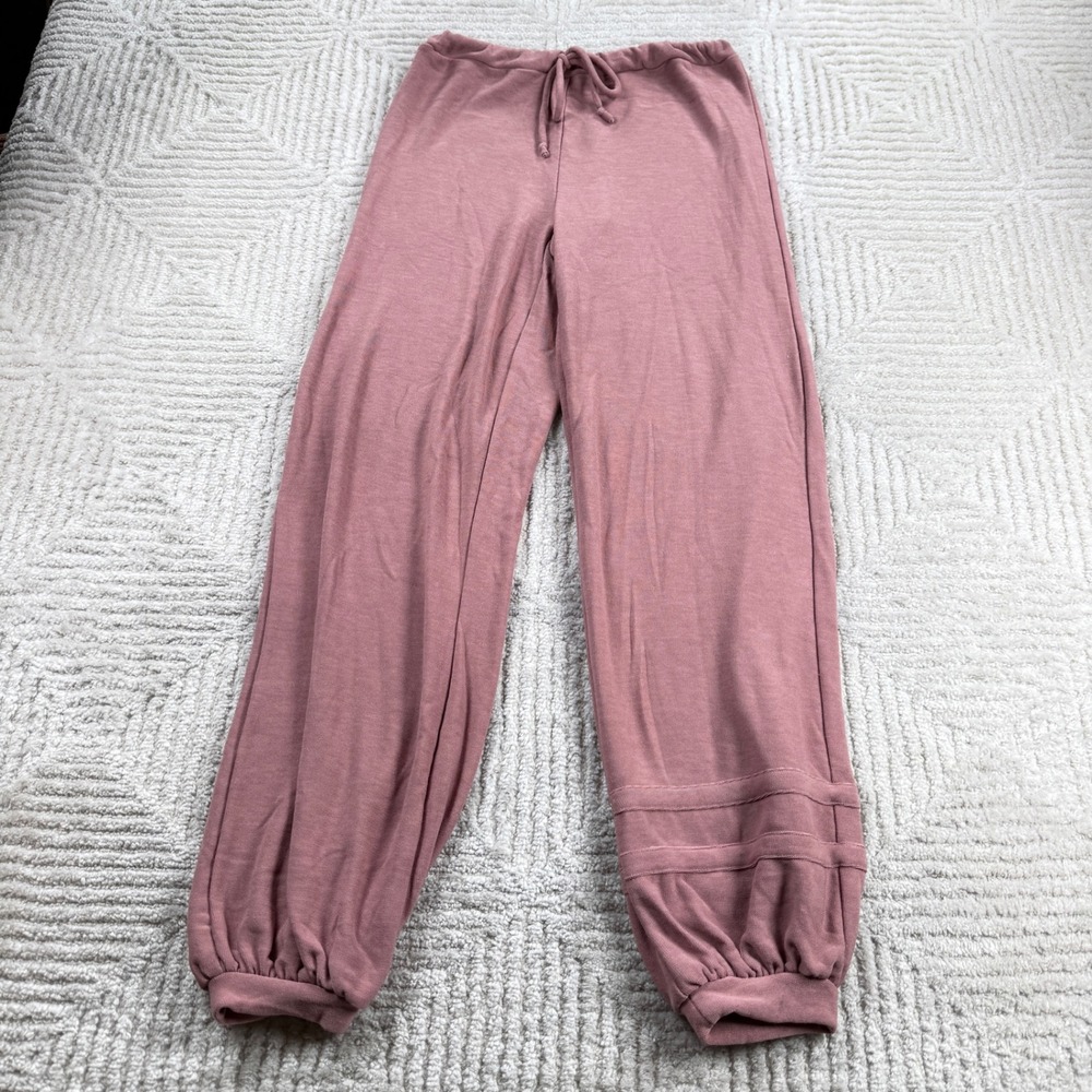 Chaser Jogger Pants Women's Medium Mauve Pink Loungewear Cozycore Soft Girl